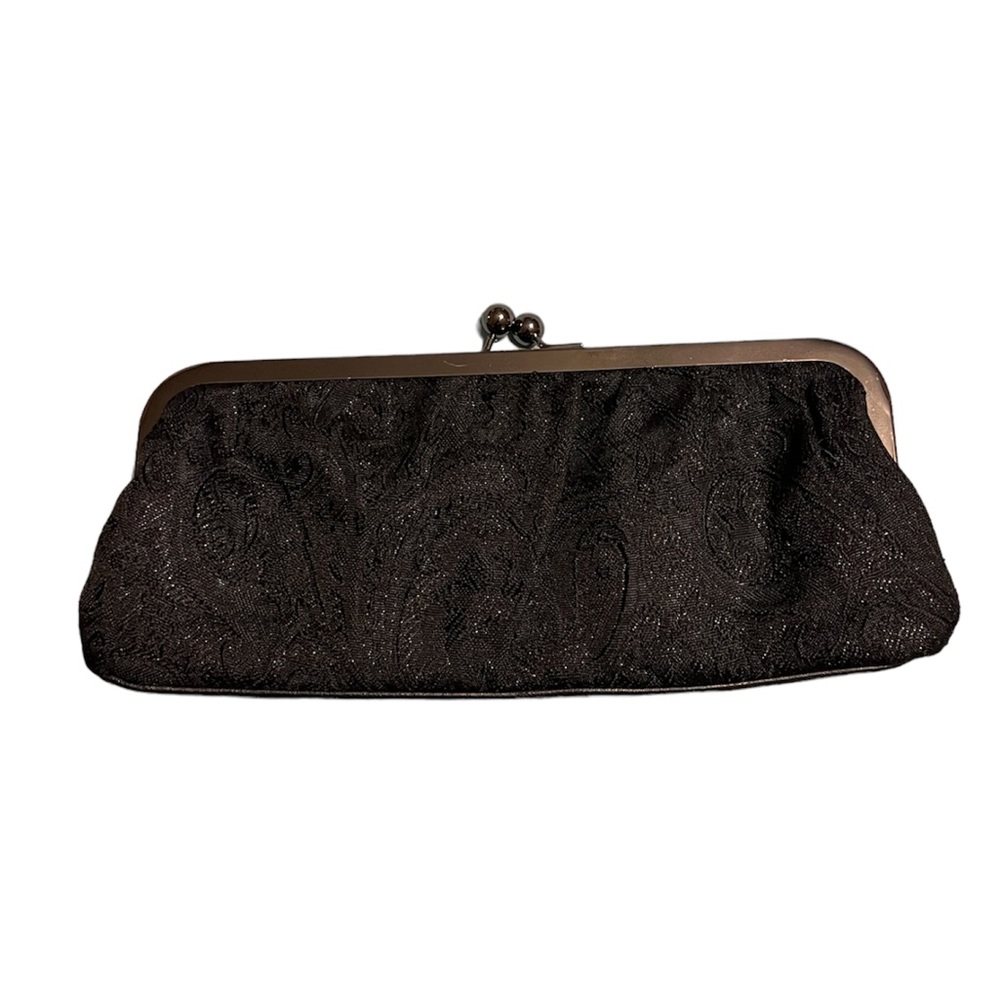 Express Black Snap Clutch